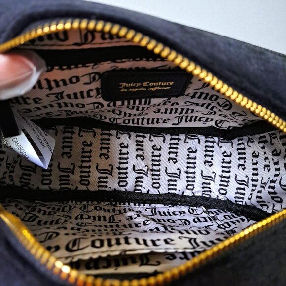 Juicy Couture Black Heritage Crossbody Camera Bag NWT - Picture 8 of 9